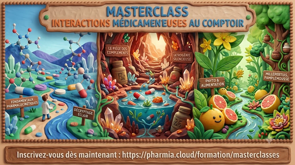 MasterClass Interactions Médicamenteuses : Sécurisation Officinale Élite (Édition 2026)