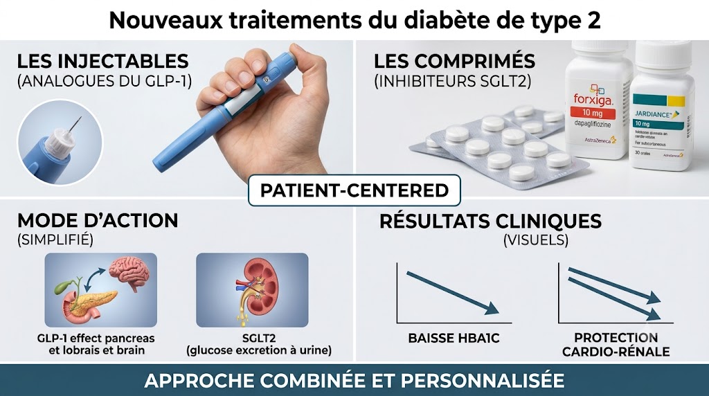 Nouveaux Traitements DT2 – Bénéfices et Rôle du Pharmacien